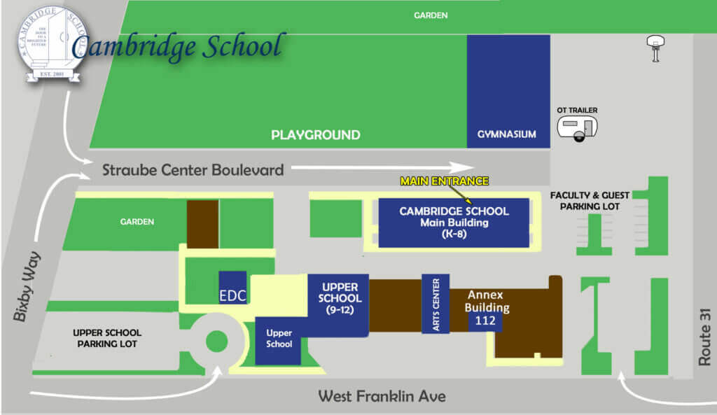 Cambridge School's Campus Map